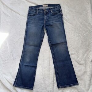 The Great Jeans Womens 28 Blue Wash Made in USA The Nerd Bootcut‎ Stretch Denim